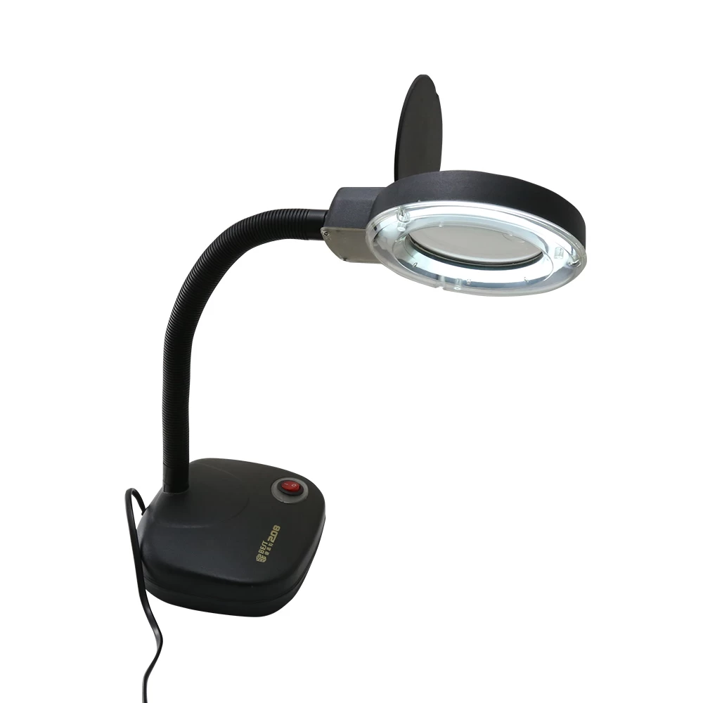 desktop magnifying lamp for lab laboratory  fluorescent bulbs BST-208