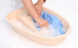 Don't wash your socks and underwear with a washing machine