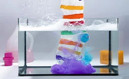 Do not use the washing machine in the wash your socks underwear