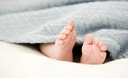 When does the baby need to wear socks?