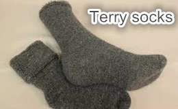 What are terry socks?