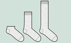 Different socks types