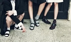 Precautions for sandals with socks