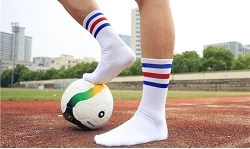 Why do you wear football socks for playing football?