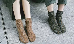 The difference between men's and women's socks
