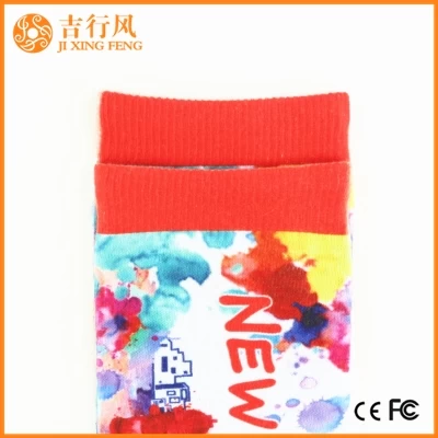 3D digital print sublimation socks manufacturers China wholesale customized printing socks
