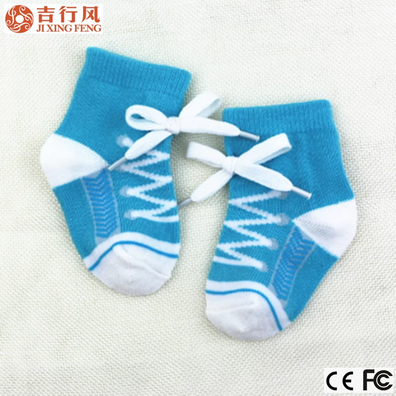 Baby Socks with lace, Various Materials are Available, Made of 75% Cotton, 15% Polyester and 5% Spandex