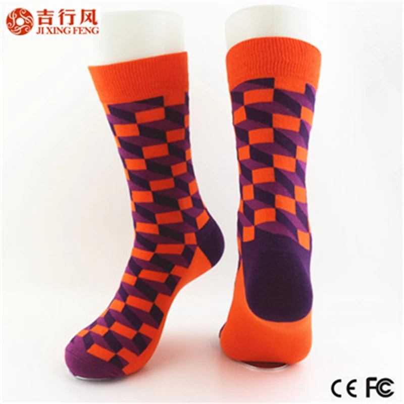 China best socks manufacturer for fashion style men socks,mid-calf length,made of cotton