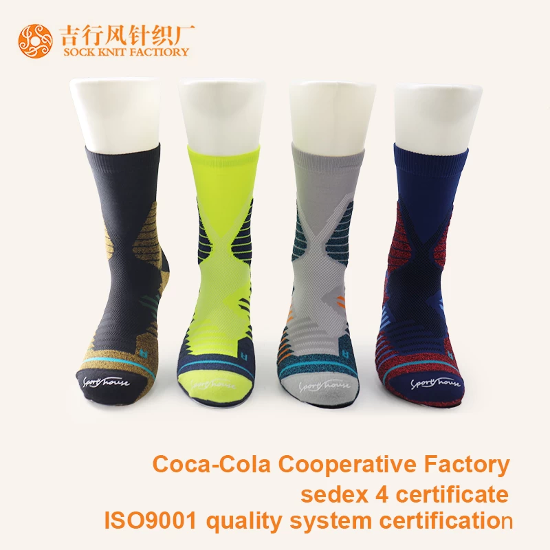 Chaussettes de sport de coton pour hommes personnalisées, chaussettes de sport de coton pour hommes Chine, Chine Wholesale Hommes Sport Sport Sport