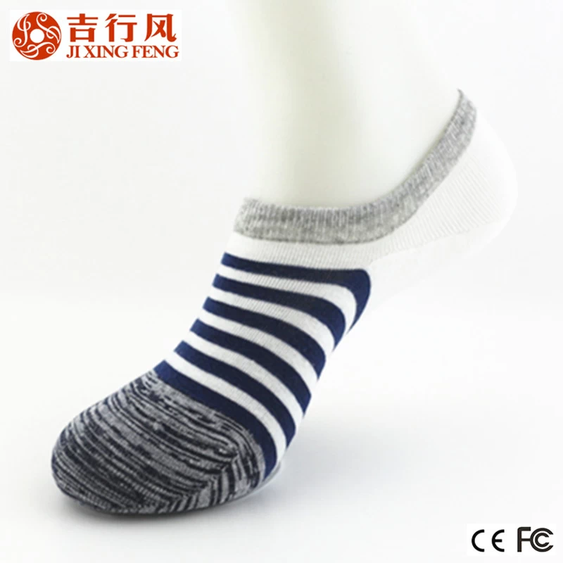 Chine invisible chaussettes grossistes personnalisé 100 coton féminin sans voir la