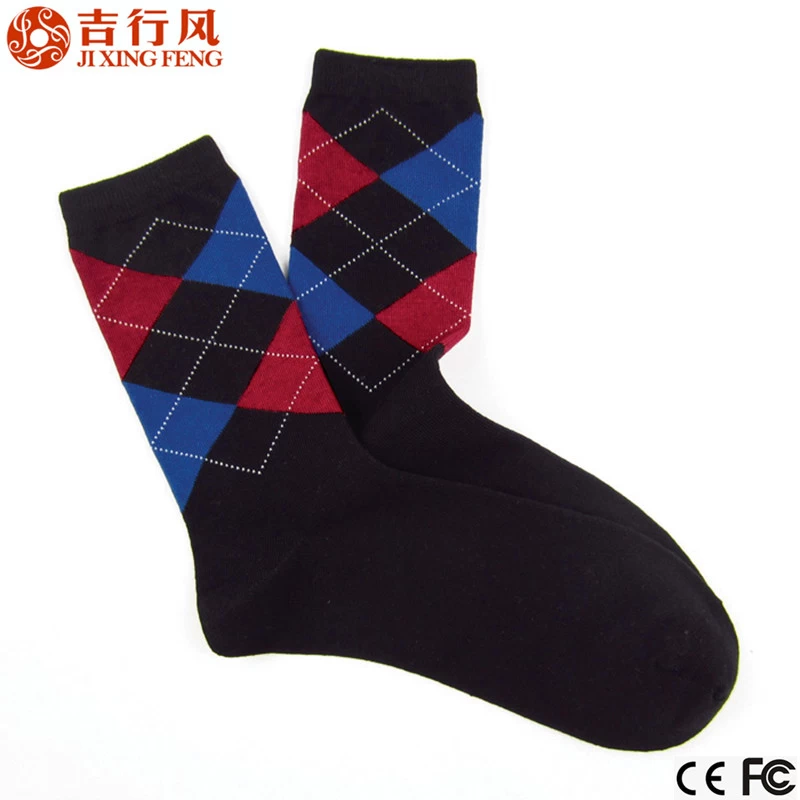 China professional socks manufacture factory,wholesale diamond lattice socks