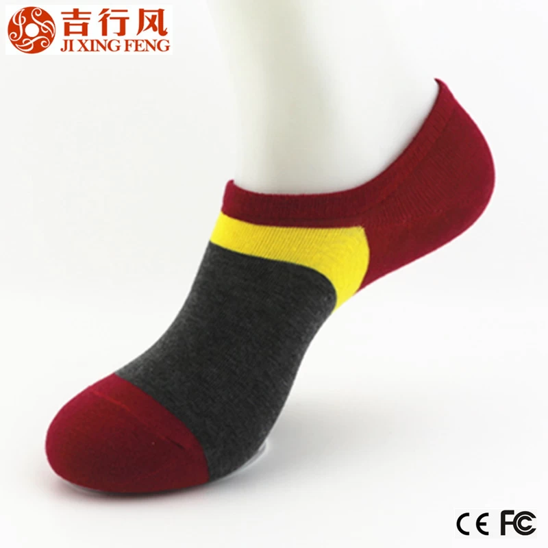 Fabrication de l’usine de chaussettes de Chine les plus haute qualité meilleur prix mens doublure invisible chaussettes