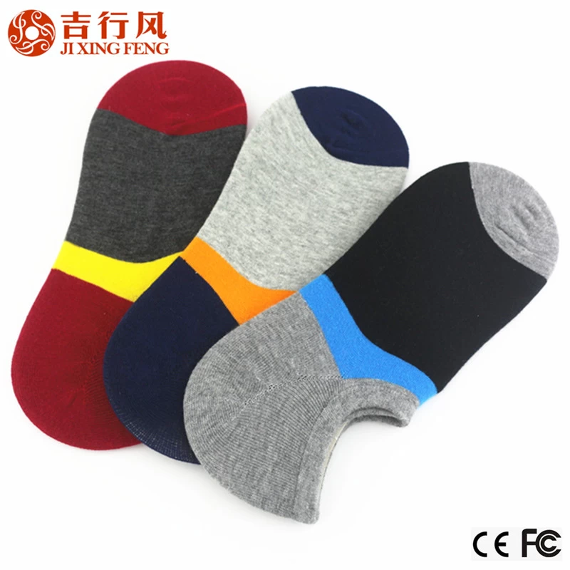 Fabrication de l’usine de chaussettes de Chine les plus haute qualité meilleur prix mens doublure invisible chaussettes