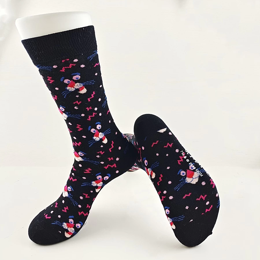 Custom design women stockings wholesaler wholesaler, fashionable crazy socks for animals, cotton knitted workers