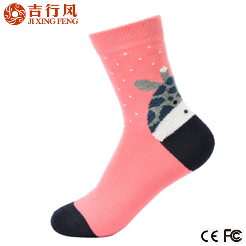 Extremely comfortable fashion warmest womens winter socks with customized logo
