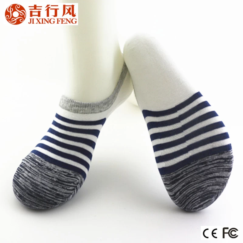 OEM high quality colorful stripe breathable cotton low cut women socks