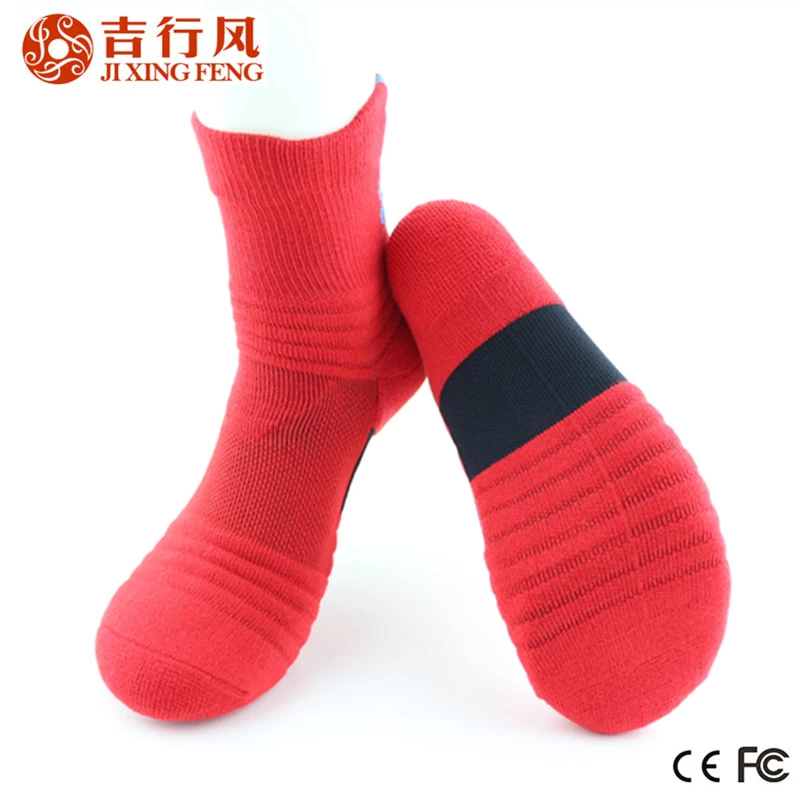 Professional crew basketball socks factory manufacture custom logo sport socks