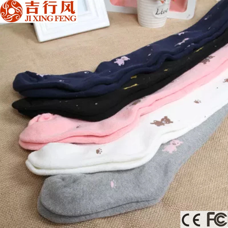 Le meilleur professionnel chaussettes fournisseur en Chine, en gros personnalisés enfants terry coton collants
