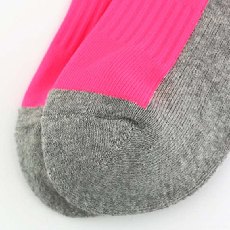 The most fashion fluorescence color compression sport socks,made of nylon and cotton