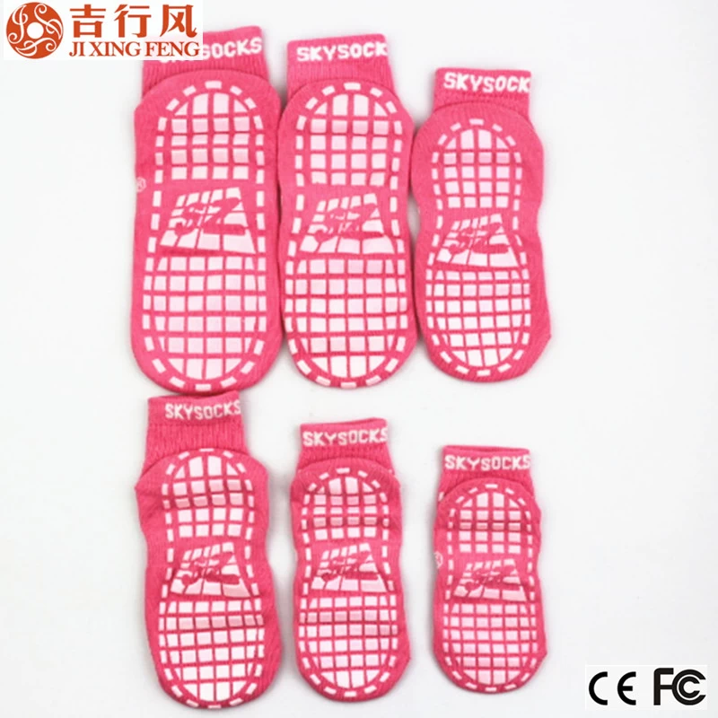 Anti-slip Socken Lieferanten China, bulk Großhandel kundenspezifische Logos Trampolin Anti Rutsch Socken