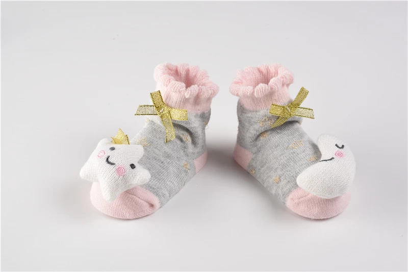 baby 3D socks with doll factory  China baby 3D socks with doll factory