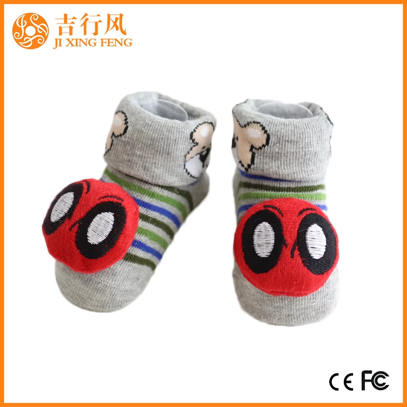 baby knit slipper socks manufacturers wholesale custom newborn non slip socks