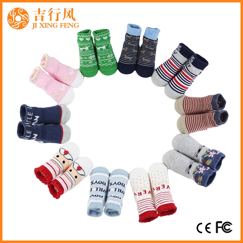 Baby rutschfeste Baumwollsocken Hersteller Großhandel benutzerdefinierte Boden toddle Socken