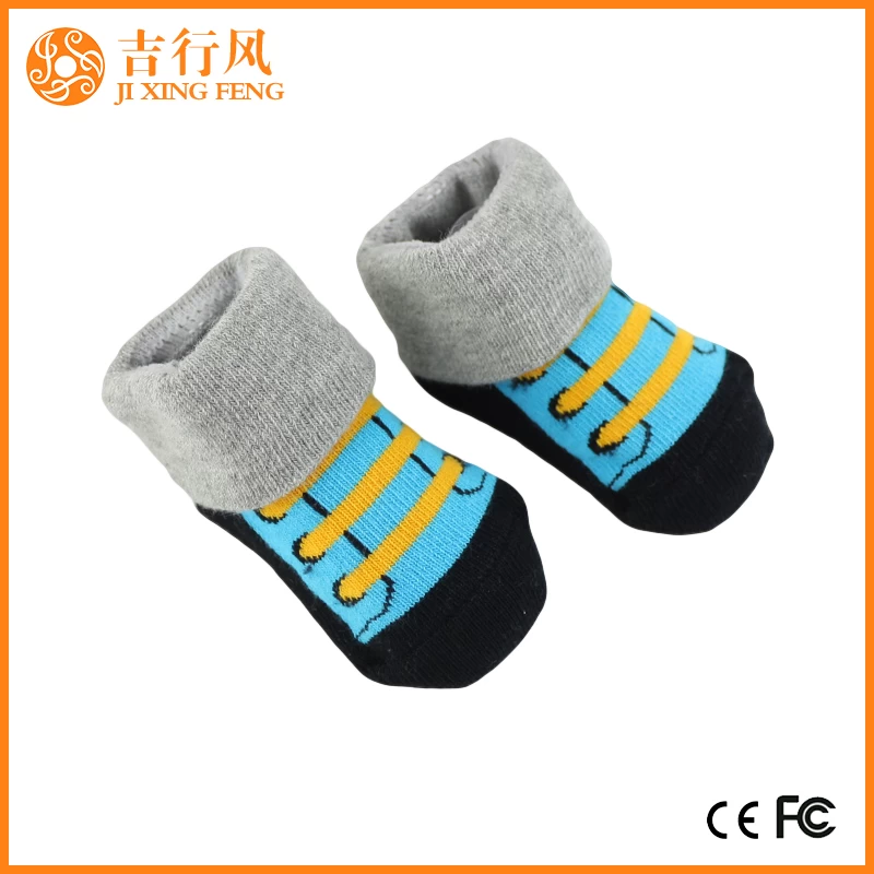 chaussettes de tricot extensible bébé usine chaussettes de bébé bon marché personnalisé bon marché