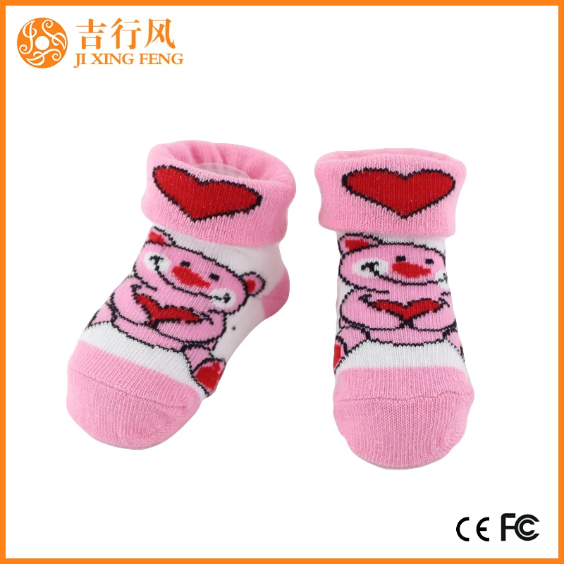 cartoon cotton newborn socks factory wholesale custom fun baby socks