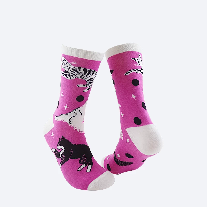 wholesale knitted women socks, animals socks manufacturer
