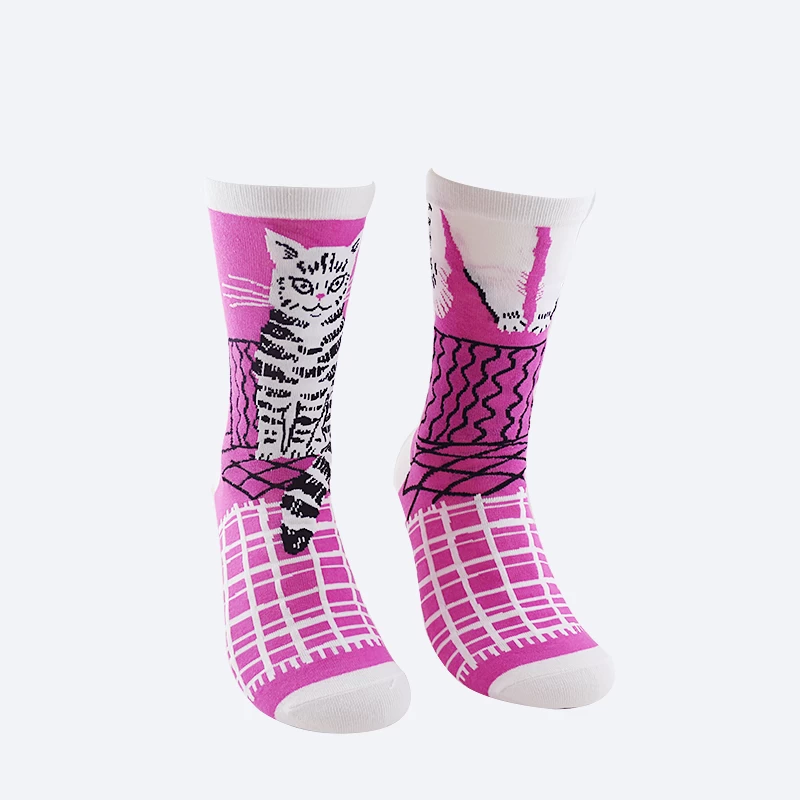 wholesale knitted women socks, animals socks manufacturer