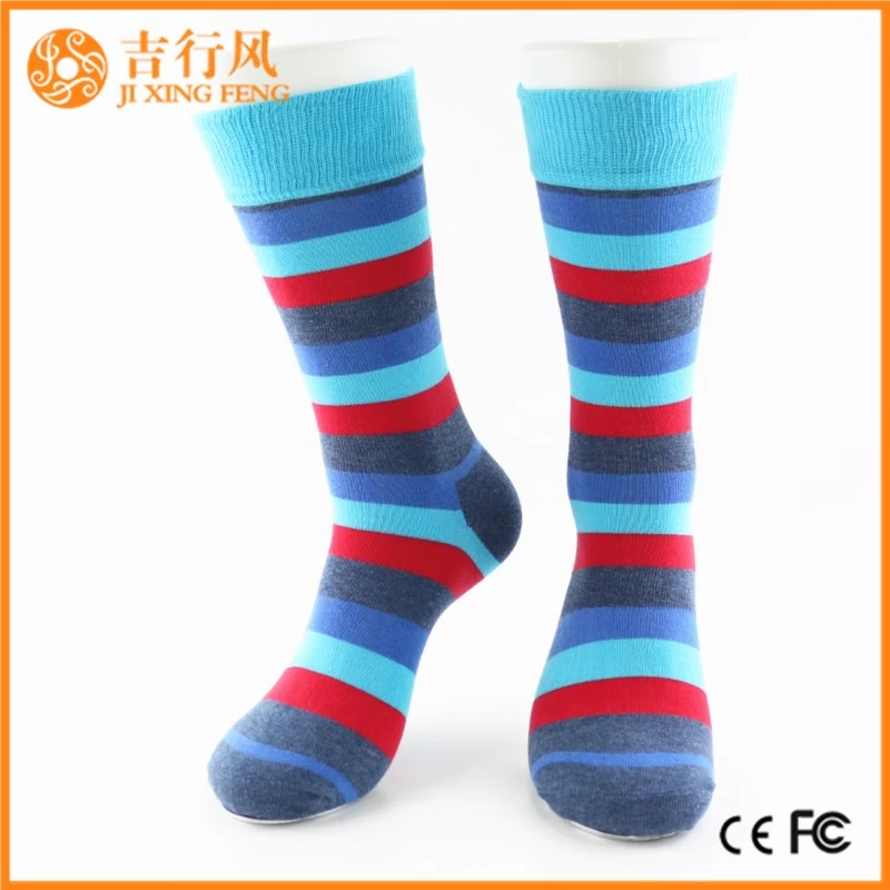 benutzerdefinierte Männer gestreifte Socken Lieferanten und Hersteller China Großhandel benutzerdefinierte Männer gestreifte Socken