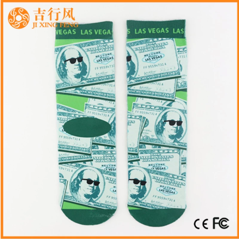 maßgeschneiderte Druck Socken Hersteller Großhandel benutzerdefinierte Design print Socken