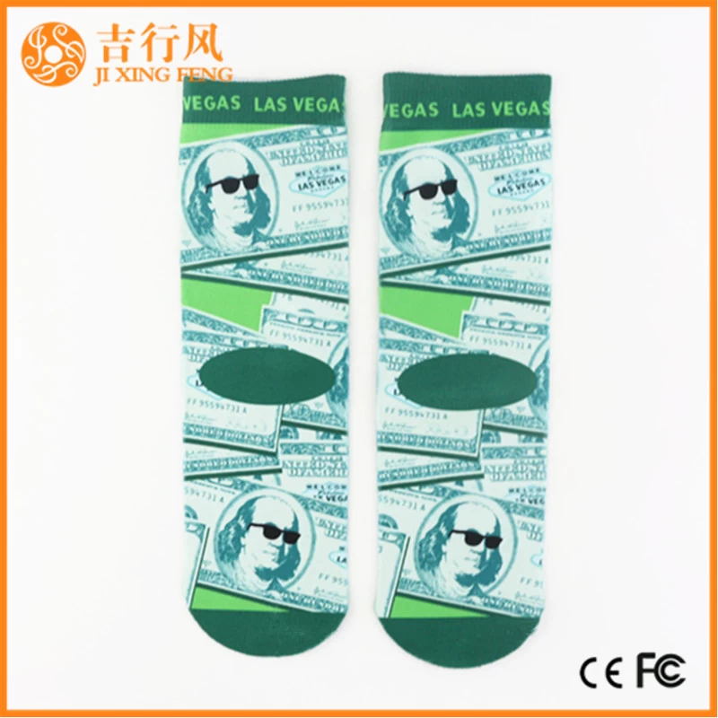 maßgeschneiderte Druck Socken Hersteller Großhandel benutzerdefinierte Design print Socken