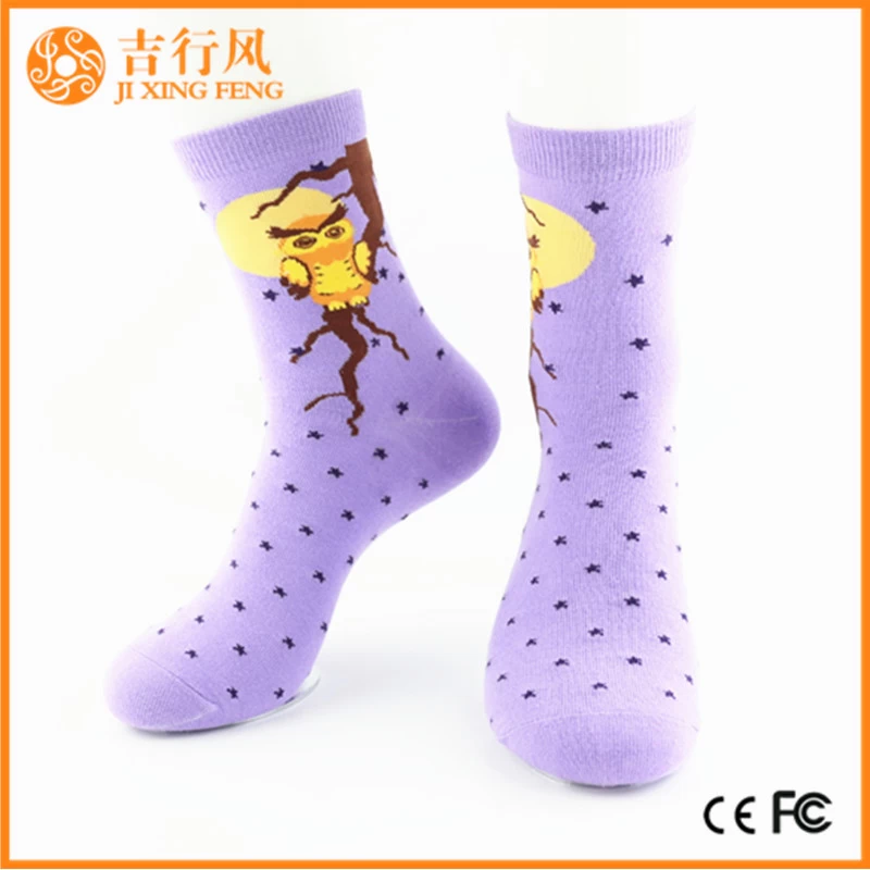 niedlichen Cartoon Socken Frauen Hersteller Großhandel benutzerdefinierte Custom Design Frauen Socken