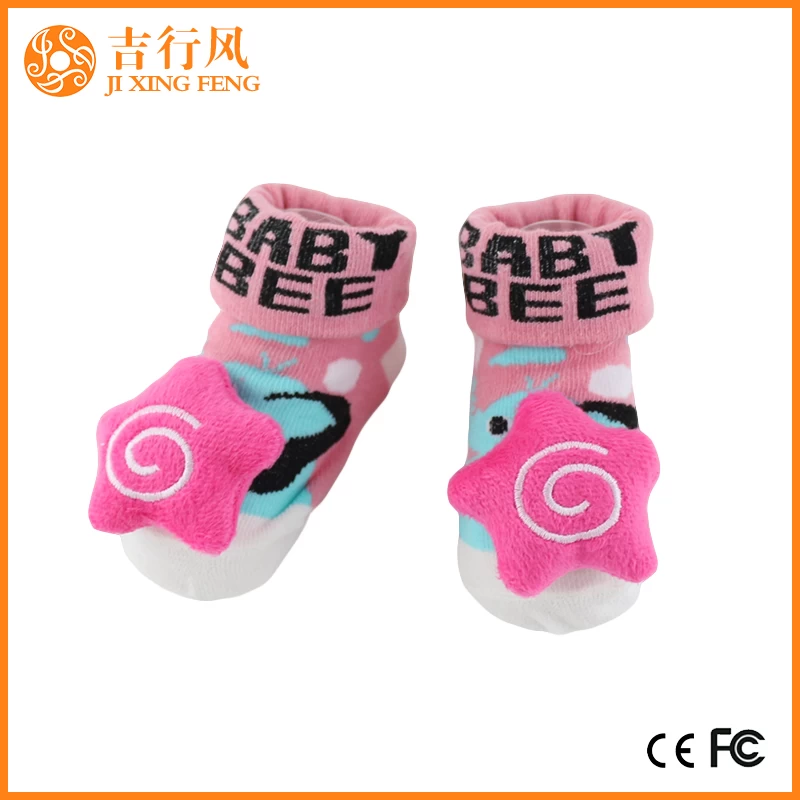 vente chaude bébé chaussettes fournisseurs Chine dessin animé personnalisée coton nouveau-né chaussettes