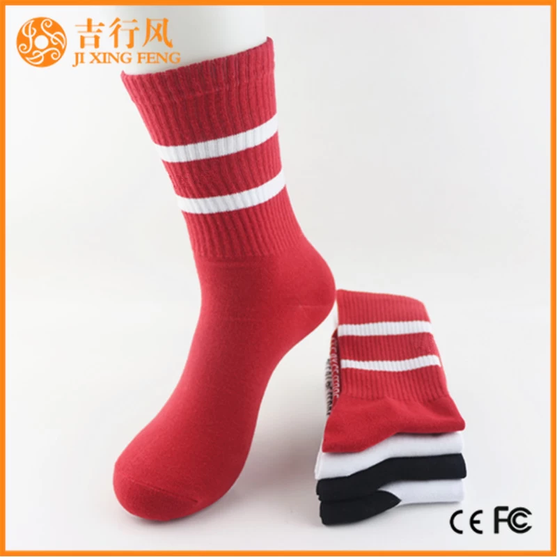 Männer modische Sport Socken Fabrik Großhandel benutzerdefinierte Nylon Baumwolle Crew Socken