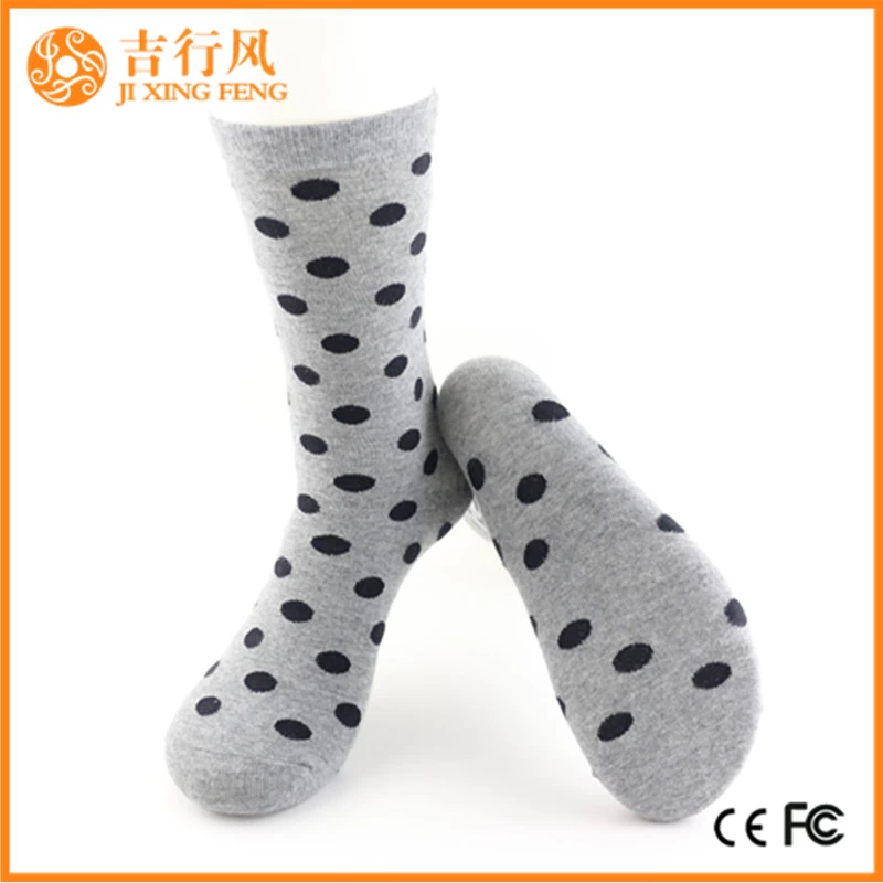 polka dot cotton socks factory bulk wholesale custom fashion women polka dot socks China