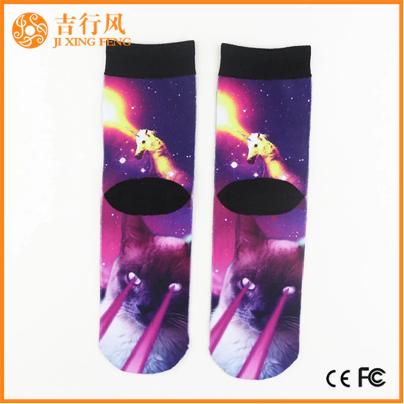 print sublimation socks manufacturers wholesale custom 3D digital print sublimation socks