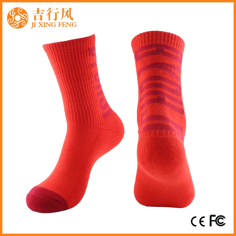 coton purifié sport chaussettes fournisseurs et fabricants vente en gros hommes personnalisés chaussettes de sport élite Chine