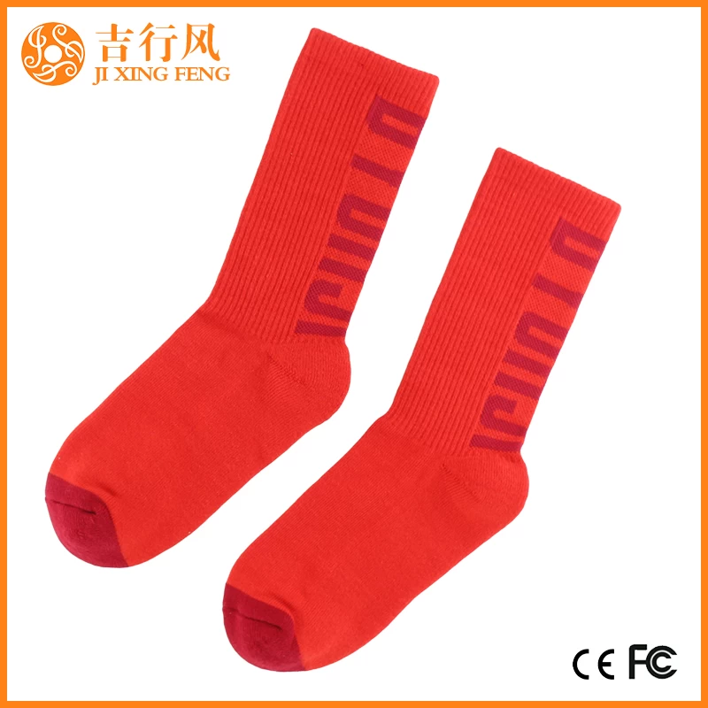 coton purifié sport chaussettes fournisseurs et fabricants vente en gros hommes personnalisés chaussettes de sport élite Chine