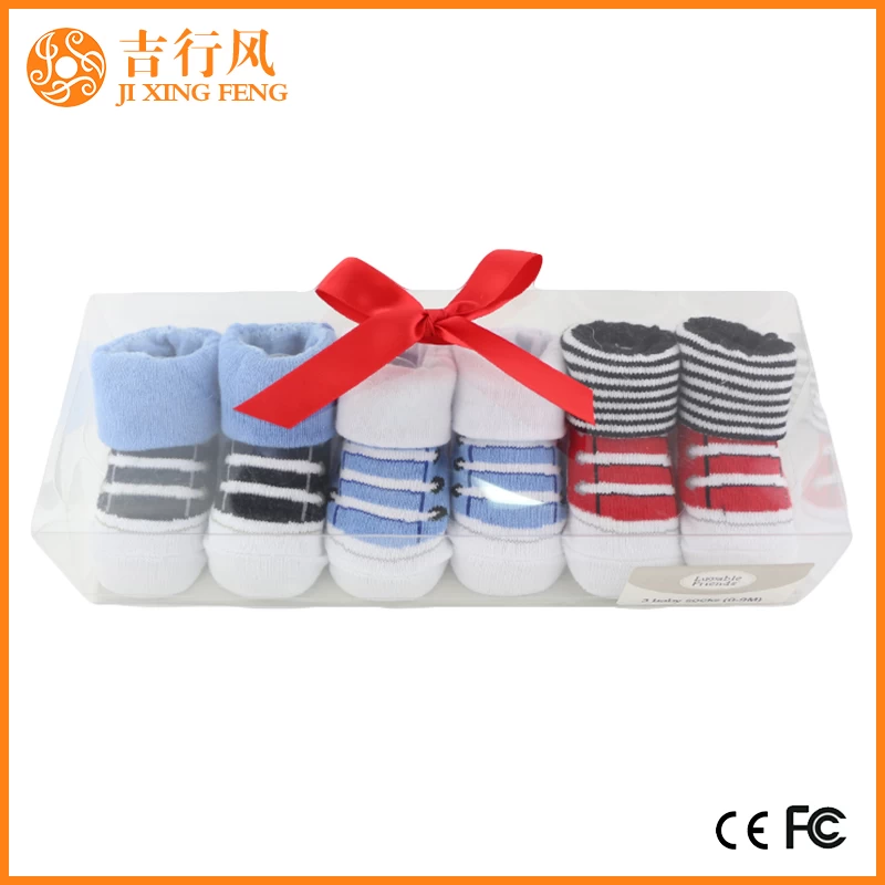 éponge coton bébé chaussettes usine Chine gros bébé filles chaussettes saisonnier