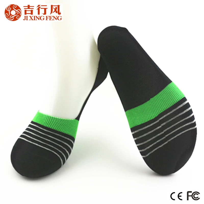 the best no show stripe style mens low cut dress socks,china socks manufacturer
