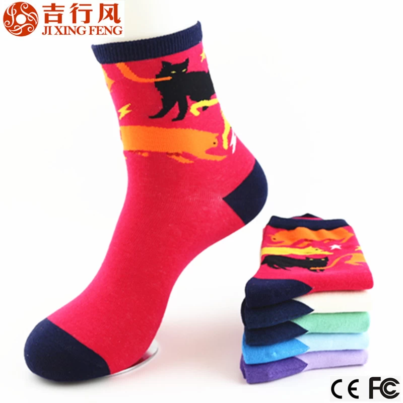 wholesale hot sale best price of feature socks women,made of cotton