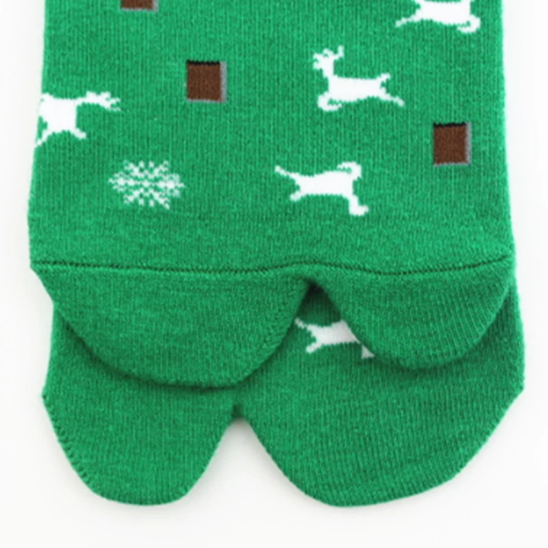 orteil de qualité supérieure en gros coton Noël chaussettes