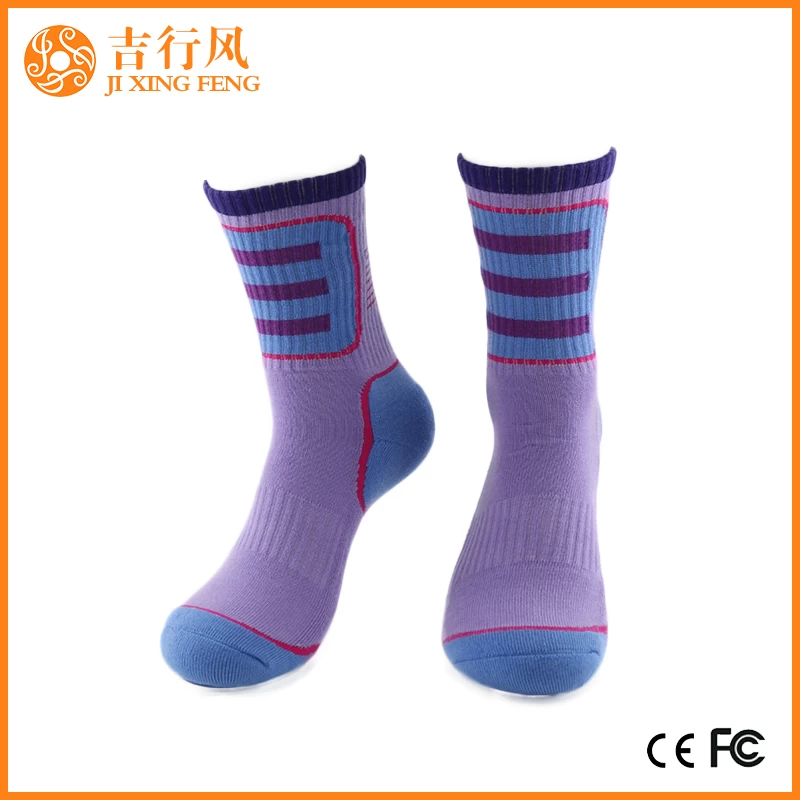 women sport socks suppliers and manufacturers wholesale custom women half terry socks