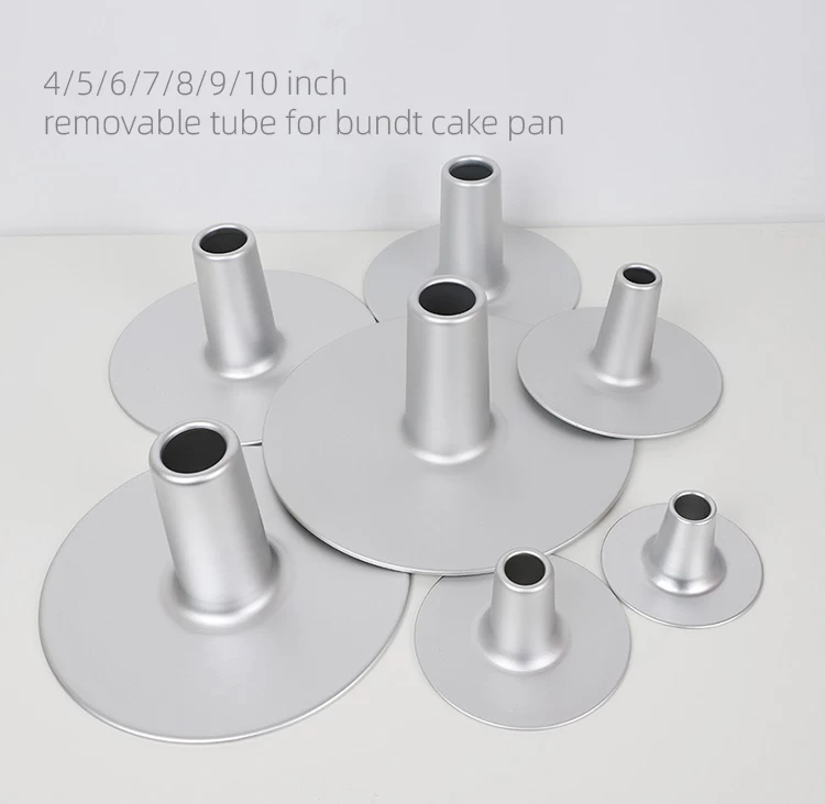 Bulk 4.5 Inch Detachable Anodized Aluminum Tube Cake Pan Bundt Pan