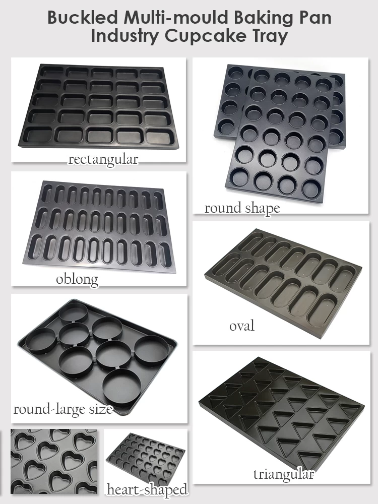Cupcake baking tray manufacturer, Oval cake molds supplier, Non-stick muffin  pan factory