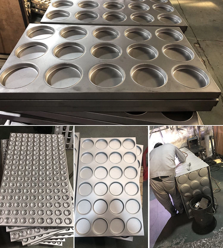 Hamburger bun pan manufacturer, muffin pan supplier, Mini Loaf Cup Tray  supplier