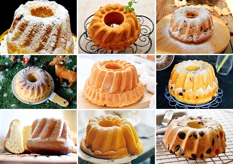 ODM&OEM S/L Sizes Golden Non Stick Aluminum Kugelhopf Cake Pan Pound Bundt  Cake Tin Mold Cake Baking Tube Pan - China Cake Baking Pan and Non Stick  Cake Pans price